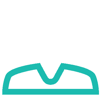 An iconic representation of a healthcare professional, featuring a stylized humanoid figure with a medical mask and a doctor s coat, set against a white background.